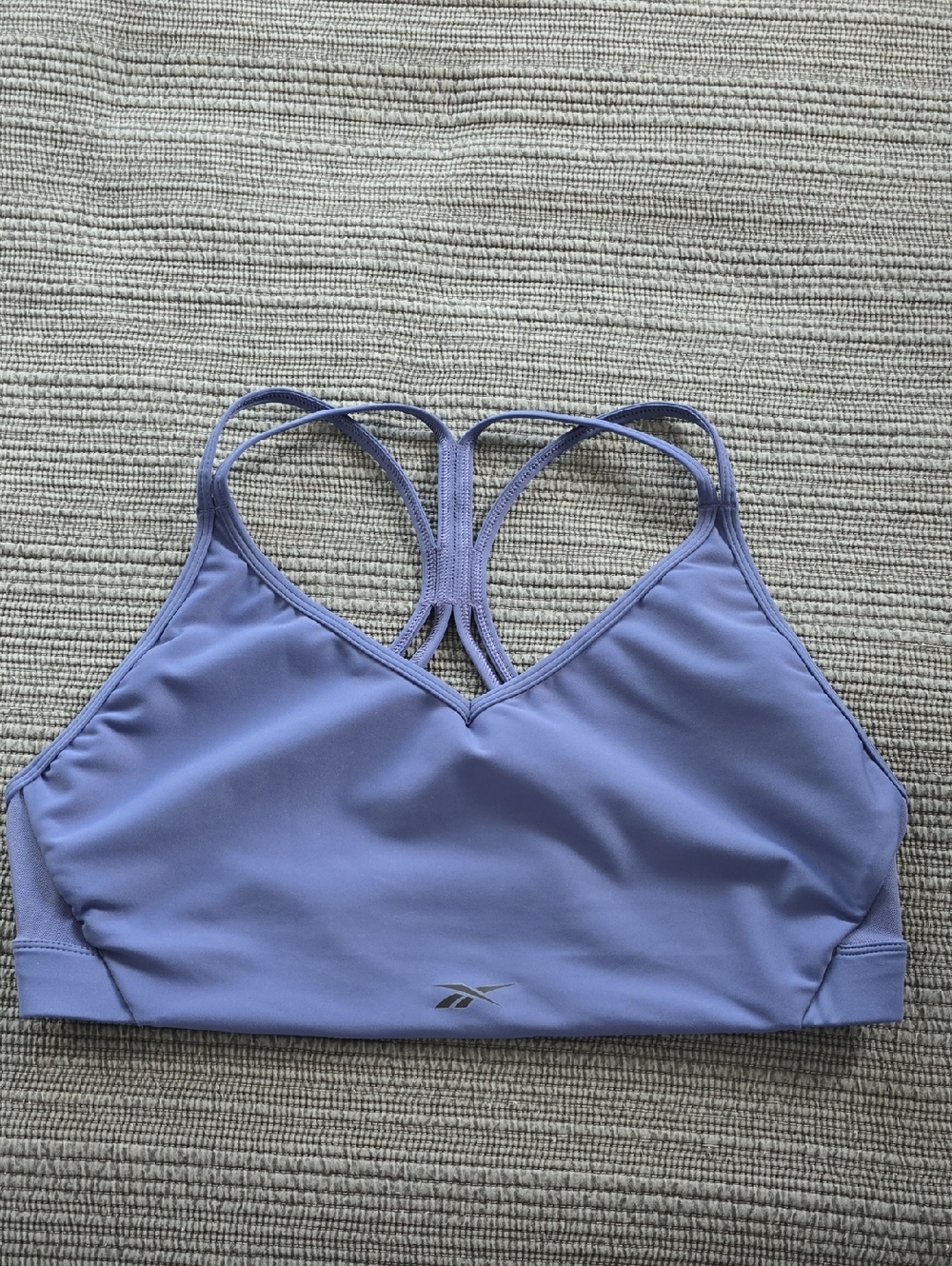 Reebok Lavender Strappy Sports Bra